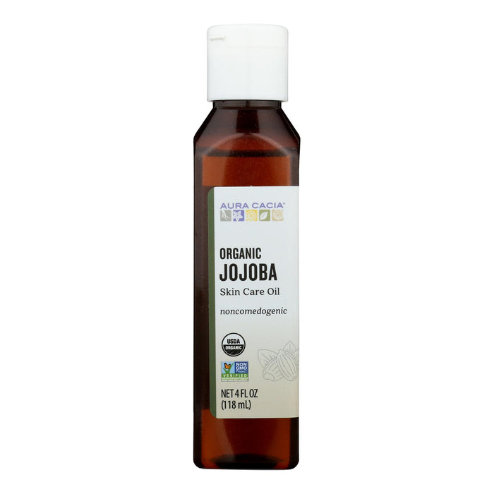 Aura Cacia - Organic Aromatherapy Jojoba Oil - 4 Fl Oz.