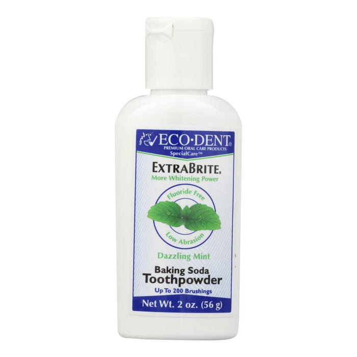 Eco-dent Toothpowder Xtra-brite - Fluoride Free - 2 Oz.