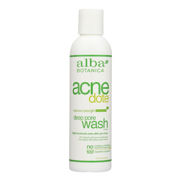 Alba Botanica - Natural Acnedote Deep Pore Wash - 6 Fl Oz.