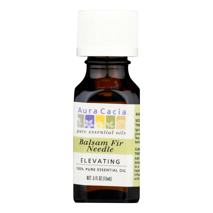 Aura Cacia - 100% Pure Essential Oil - Balsam Fir Needle - Elevating - .5 Fl Oz.