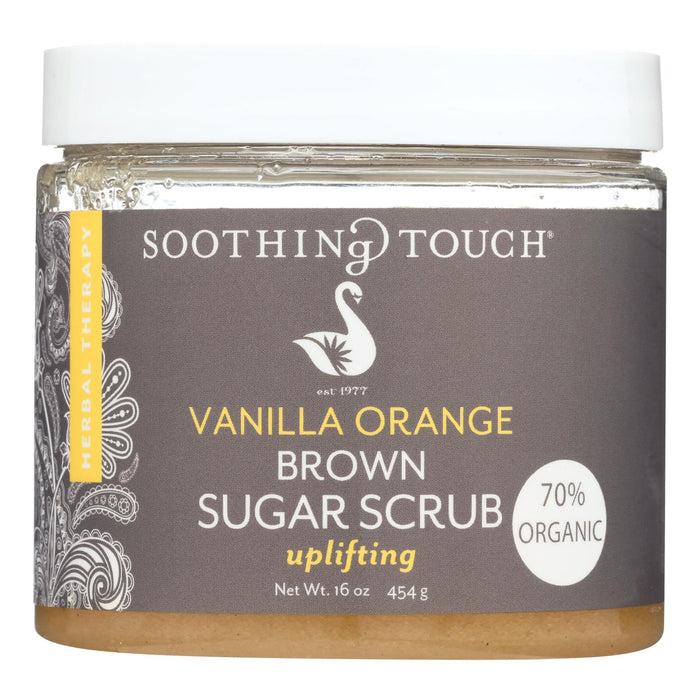 Soothing Touch Brown Sugar Scrub - Vanilla Orange - 16 Oz.