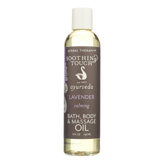 Soothing Touch Bath And Body Oil - Lavender - 8 Oz.