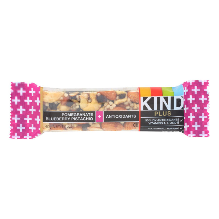 Kind Bar - Pomegranate Blueberry Pistachio Plus Anti-oxidants - Case Of 12 - 1.4 Oz.