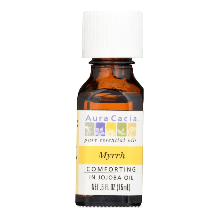 Aura Cacia - Myrrh In Jojoba Oil - 0.5 Fl Oz.