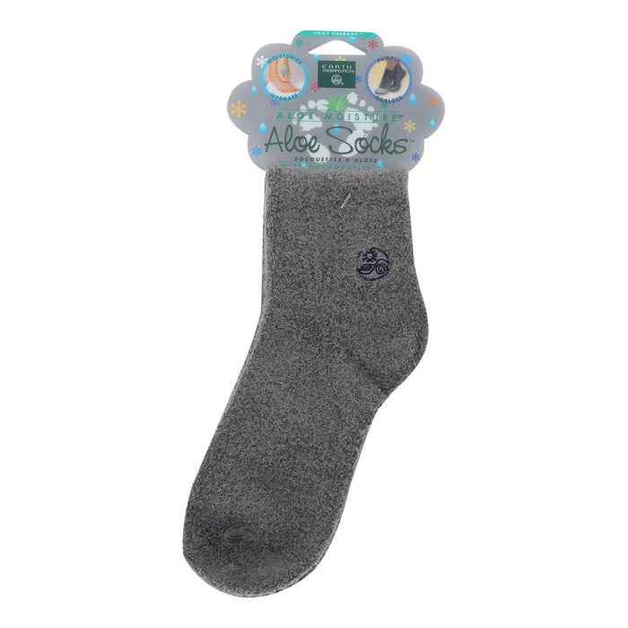 Earth Therapeutics Socks Infused Socks - Grey - Pair.