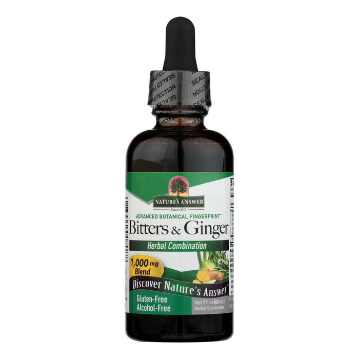 Nature's Answer - Bitters With Ginger Alcohol Free - 2 Fl Oz.