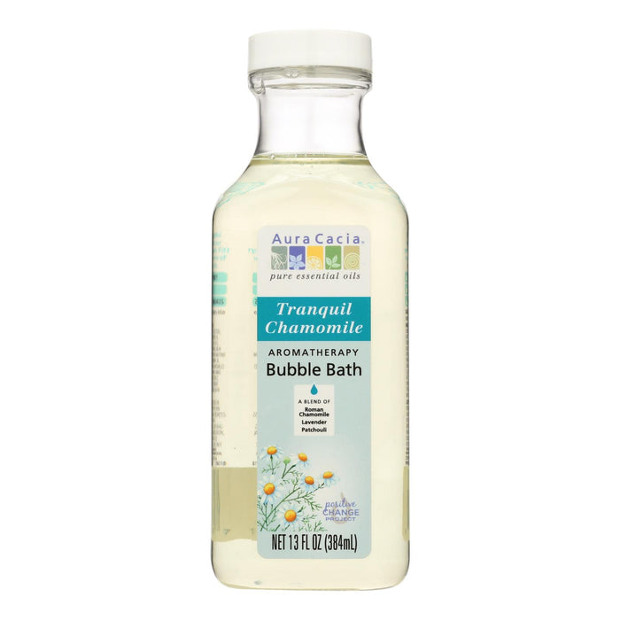 Aura Cacia - Aromatherapy Bubble Bath Tranquil Chamomile - 13 Fl Oz.