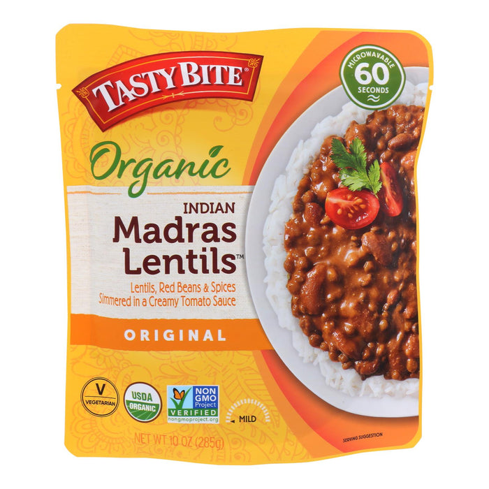 Tasty Bite Entree - Indian Cuisine - Madras Lentils - 10 Oz - Case Of 6.