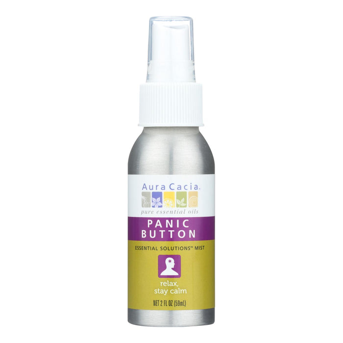 Aura Cacia - Essential Solutions Mist Panic Button - 2 Fl Oz.