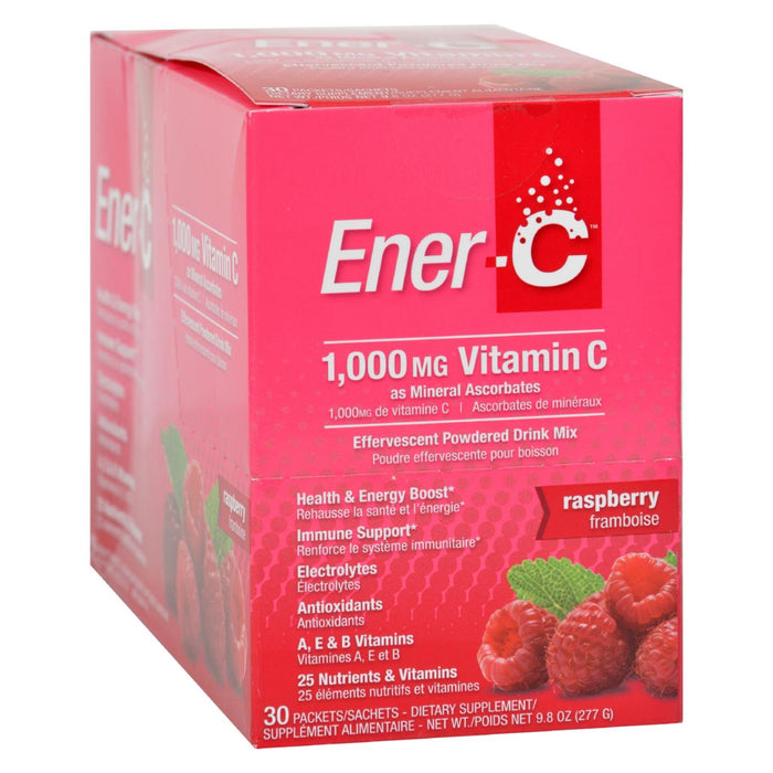 Ener-c Vitamin Drink Mix - Raspberry - 1000 Mg - 30 Packets.