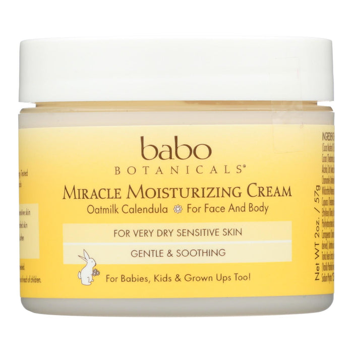 Babo Botanicals - Miracle Cream - Moisturizing - Oatmilk - 2 Oz.