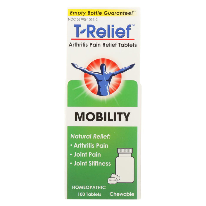 T-relief - Zeel - Arthritic Pain - Osteoarthritis - Joint Stiffness - 100 Tablets.