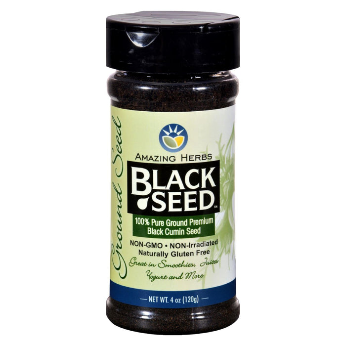 Black Seed Black Cumin Seed - Ground - 4 Oz.