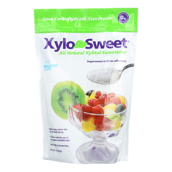 Xylosweet All Natural Low Carb Xylitol Sweetener - 3 Lb