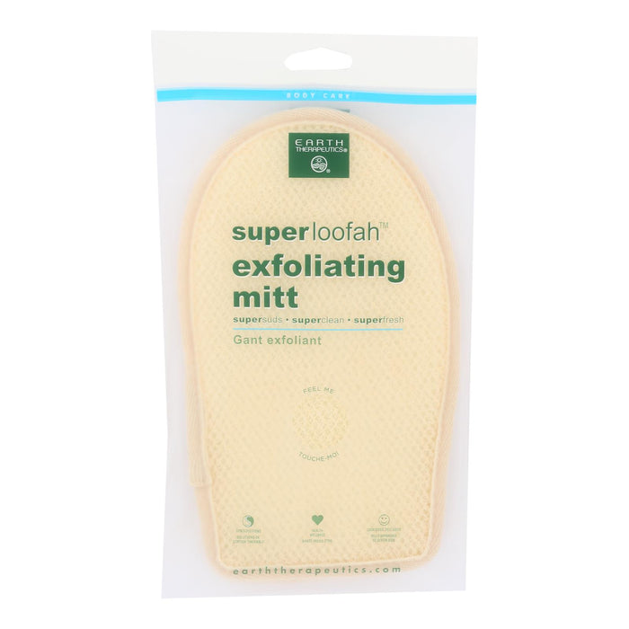 Earth Therapeutics Loofah - Super - Exfoliating - Bath Mitt - 1 Count.