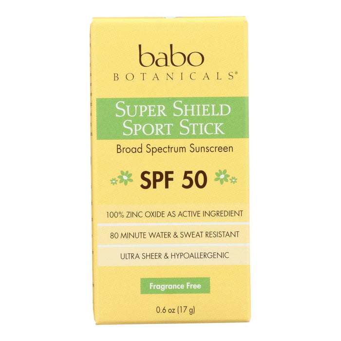 Babo Botanicals - Sunscreen - Fragrance Free - 1 Each - .6 Fl Oz