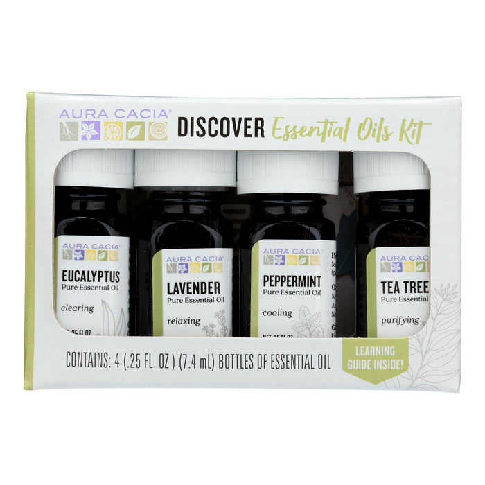 Aura Cacia - Essential Oil - Discovery Kit - 0.25 Fl Oz