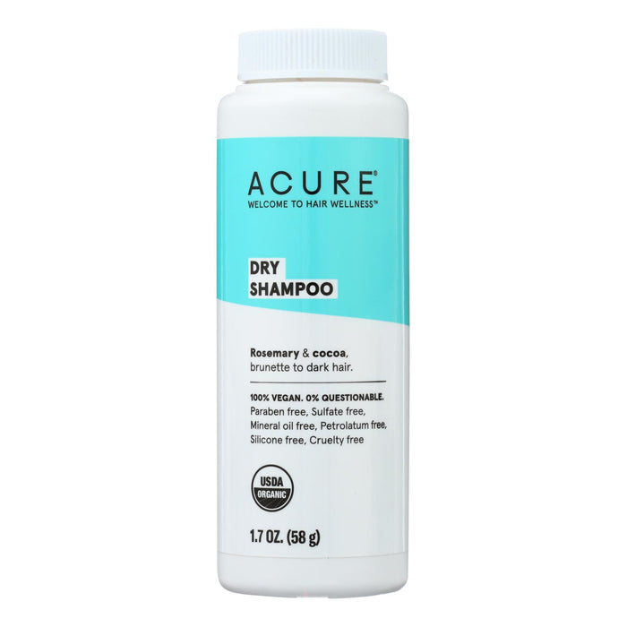 Acure - Shampoo -Organic - Dry - Brnt - Dark - 1.7 Oz