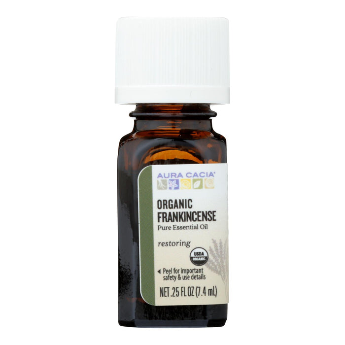 Aura Cacia - Organic Essential Oil - Frankincense - .25 Fl Oz.