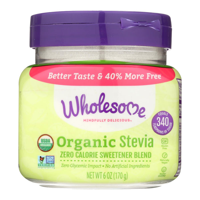 Wholesome! Organic Stevia Jar - Case Of 6 - 6 Oz.