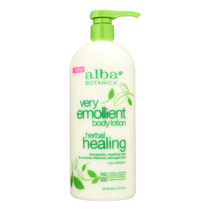 Alba Botanica - Body Lotion - Very Emollient - Herbal - 32 Oz.