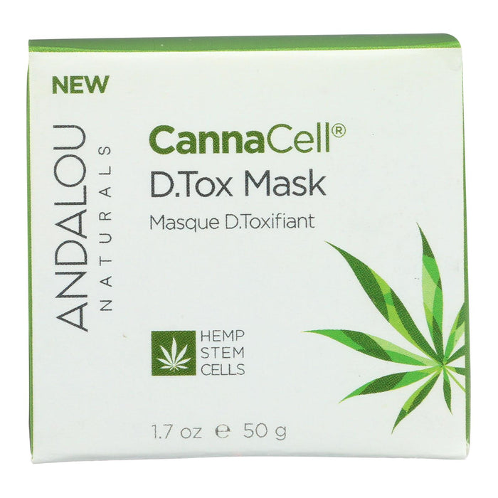 Andalou Naturals - Cannacell D.tox Mask - 1.7 Oz