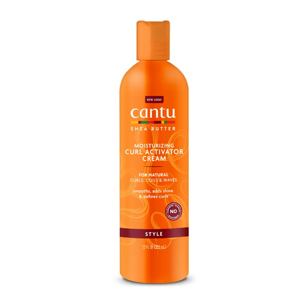 Cantu Shea Butter for Natural Hair Moisturizing Curl Activator Cream, 12 FL Oz