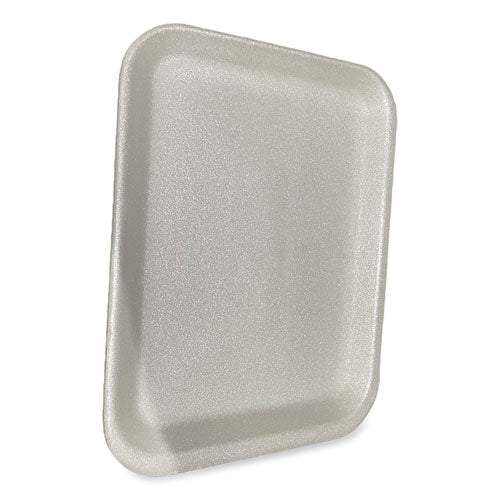 Meat Trays, #4s, 9.5 X 7.25 X 0.5, White, 500/carton.