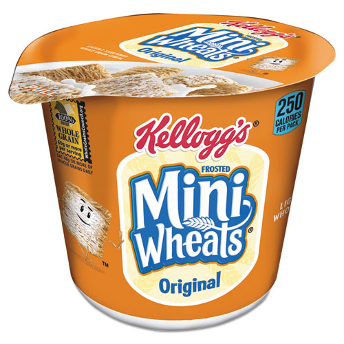 Breakfast Cereal, Frosted Mini Wheats, Single-serve, 6/box.