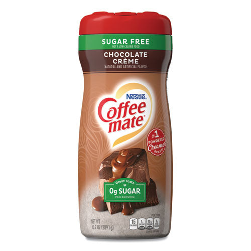 Sugar Free Chocolate Creme Powdered Creamer, 10.2 Oz, 6/carton.