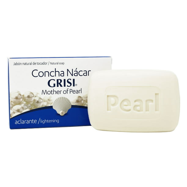 Grisi Concha Nacar Soap, with Mother Pearl, 3.5 oz Pack of 2