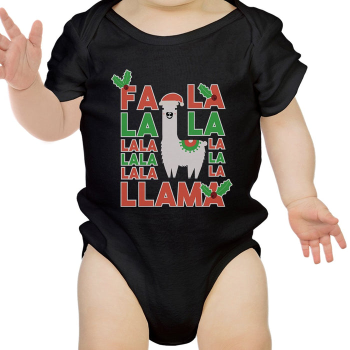 Falala Llama Cotton Made Cute Baby Bodysuit Gift For Christmas.