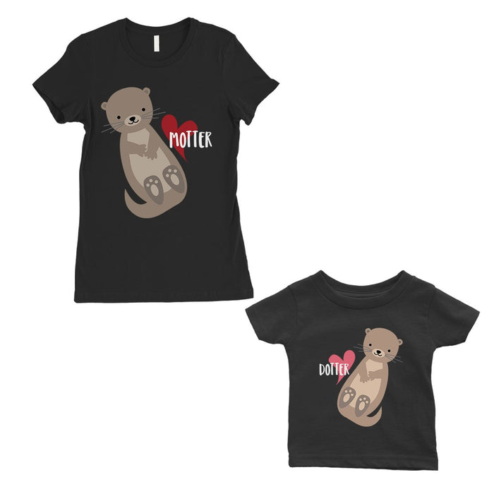 Motter Dotter Mom and Baby Matching Gift T-Shirts.