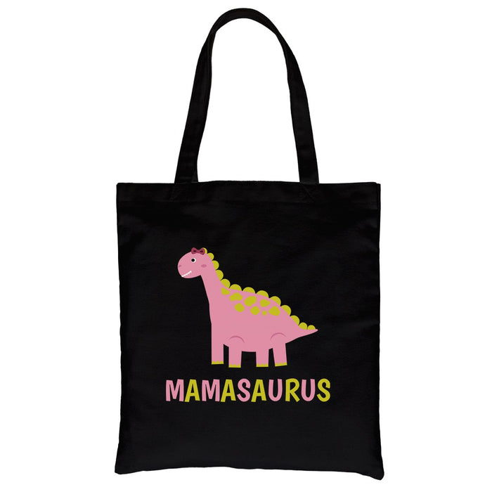 Mamasaurus Dino Heavy Cotton Canvas Bag Unique Mothers Day Gifts.