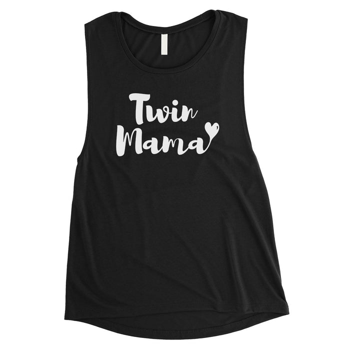 Twin Mama Womens Muscle T-Shirt.