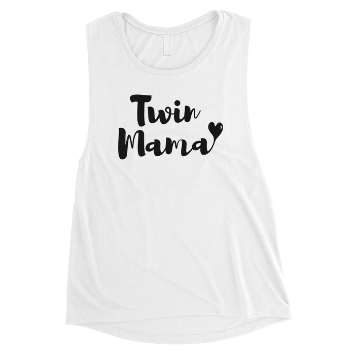 Twin Mama Womens Muscle T-Shirt.