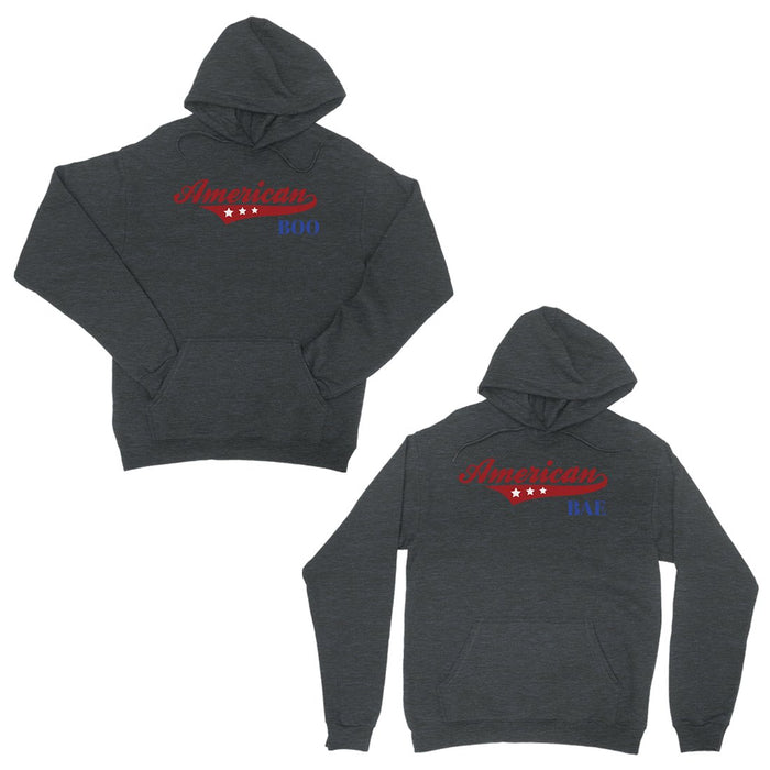 American Boo Bae Cool Grey Matching Hoodies Pullover For Boyfriend.