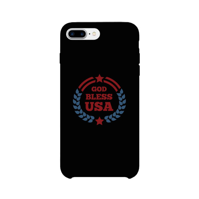 God Bless Usa Black Phone Case.