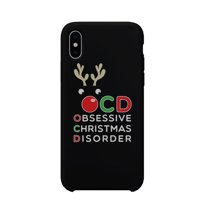 Rudolph OCD Phone Case Ultra Slim Cute Christmas Gift For Friends.