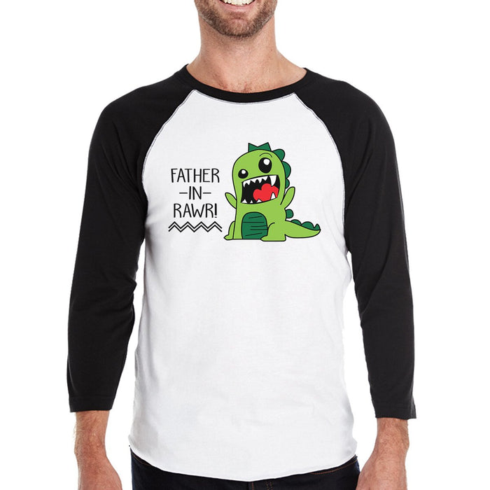 Father-In-Rawr Baseball Raglan Shirt Fathers Day Gifts For In Laws.