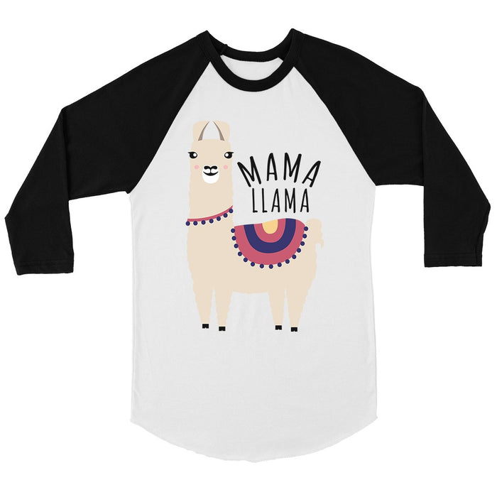 Mama Llama Womens Baseball Tee.