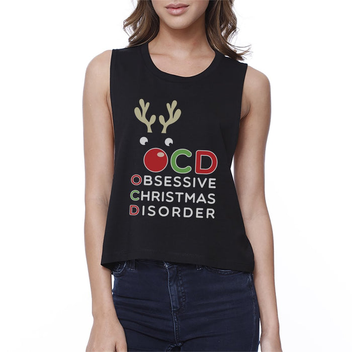 Rudolph OCD Womens Crop Top.