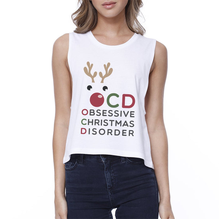 Rudolph OCD Womens Crop Top.