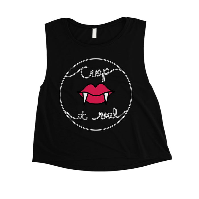 Creep It Real Womens Crop Top.