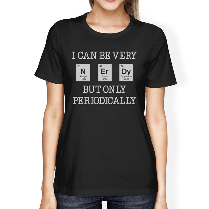 Nerdy Periodically Womens Black Shirt.