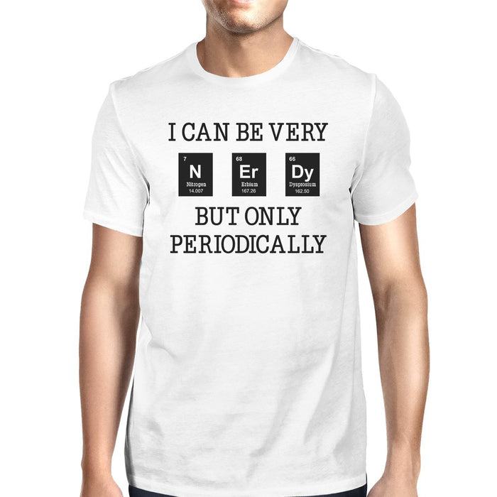 Nerdy Periodically Mens White Shirt.