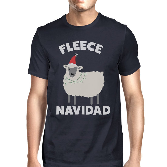 Fleece Navidad Mens Funny Christmas In July Gift For Him T-Shirt.