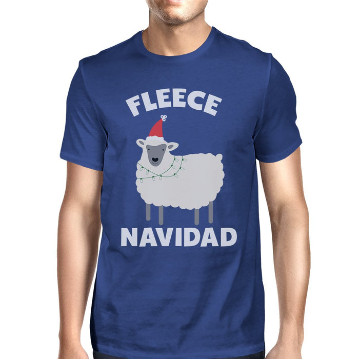 Fleece Navidad Mens Funny Christmas In July Gift For Him T-Shirt.