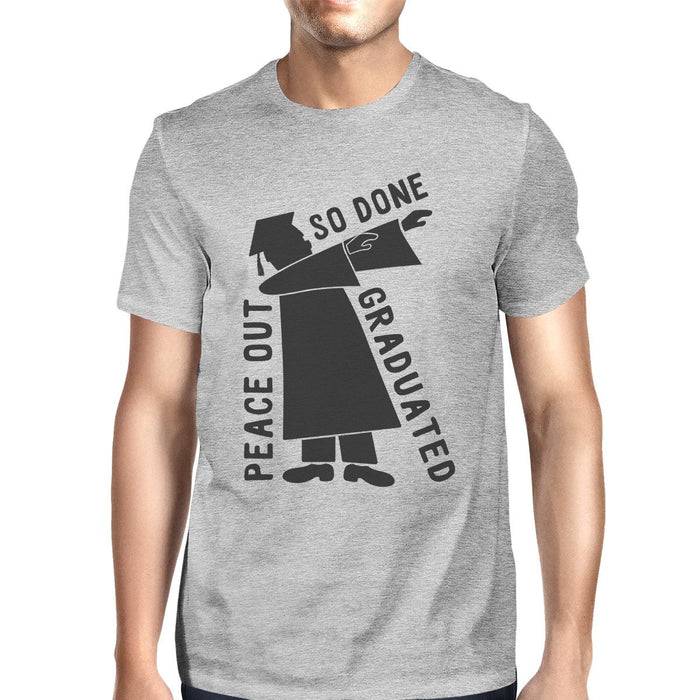 Graduated Dab Dance Mens Grey Shirt.