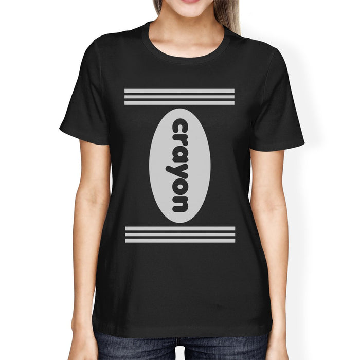 Crayon Womens Black Shirt.